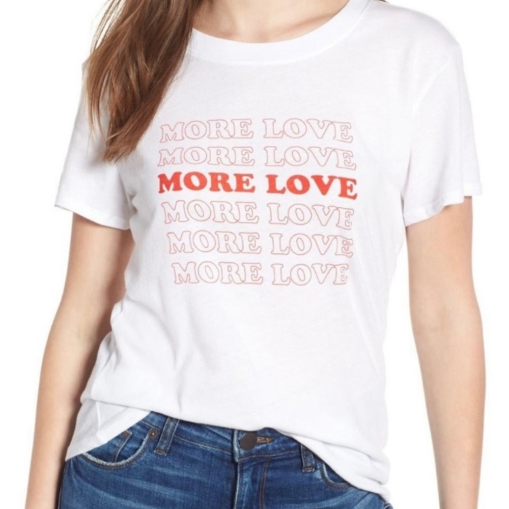 NWT Sub Urban Riot "More Love" Tee Sz L